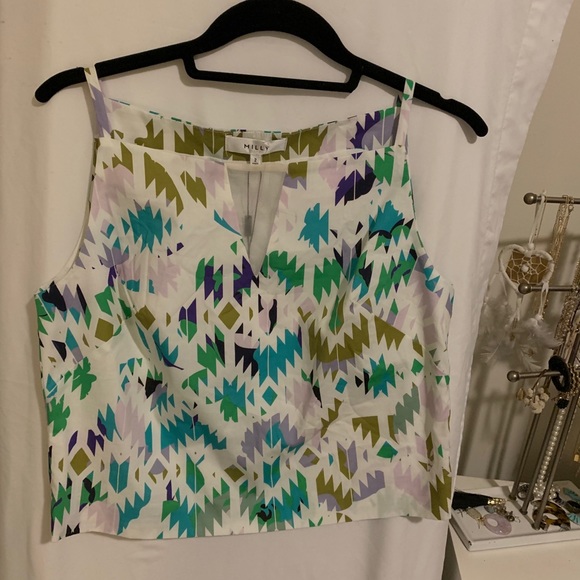 Molly Mosaic Crop Tank - Picture 2 of 4